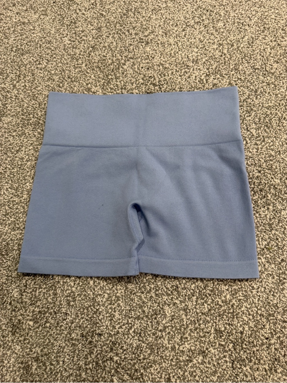 JoyLab Seamless Ribbed Bike Shorts in Periwinkle Blue